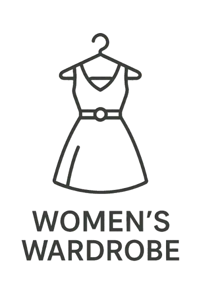 Women's wardrobe icon